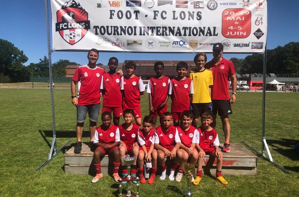 U11 : vainqueurs du tournoi du FC Lons !