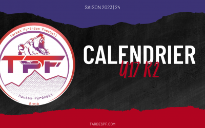 U17 R2 : Calendrier | Saison 2023-24