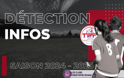 Détections pôle formation – Saison 2024-25